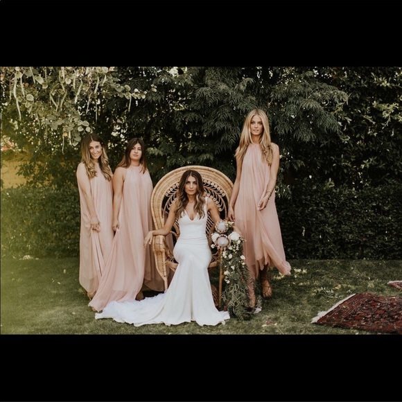 We are HAH Copper Rose Spilt at The Seams Maxi - Picture 3 of 10